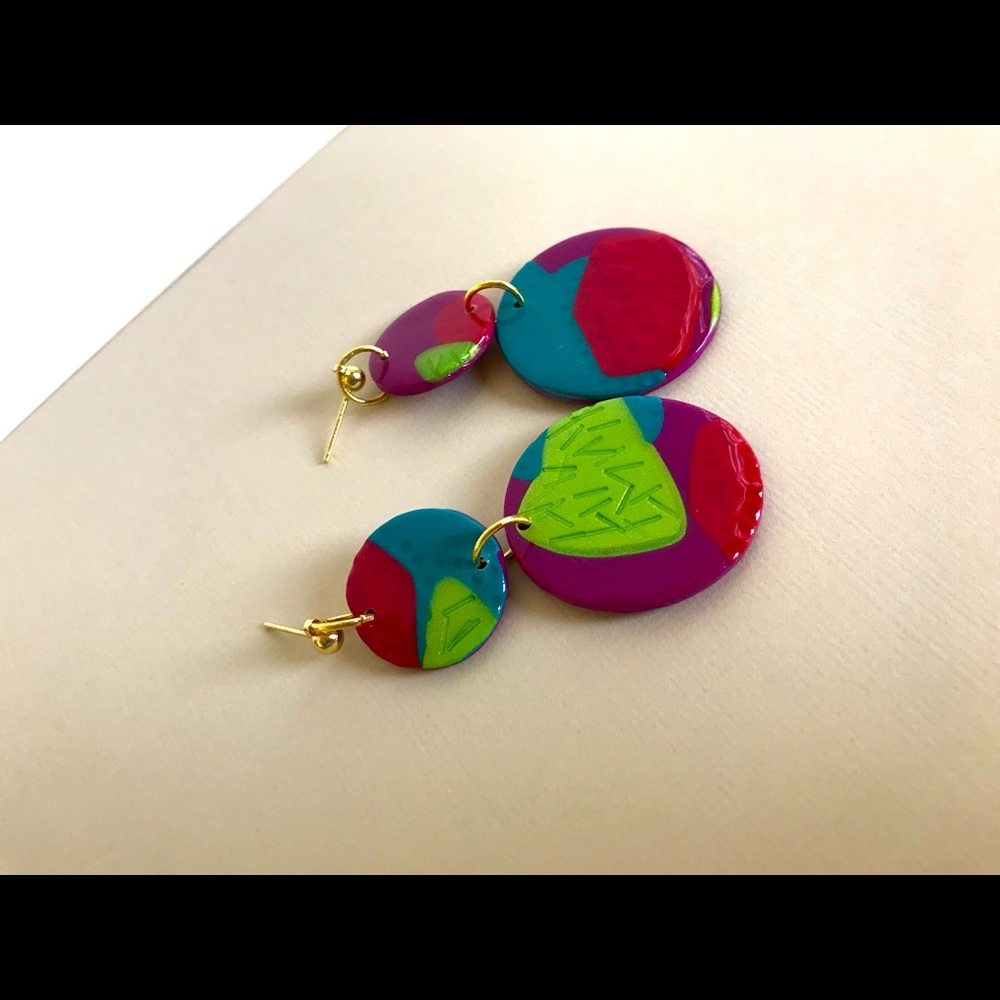 Handmade Polymer Clay Earrings